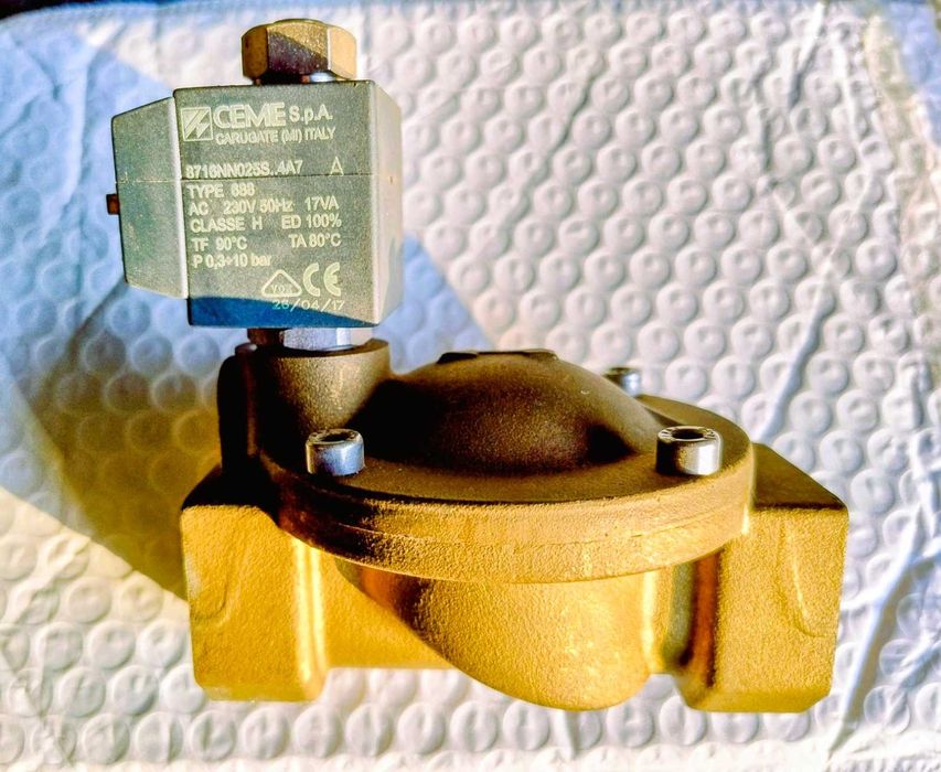 Клапан електромагнітний CEME 8716 (NO) 1" Kv 9,6 м³/год