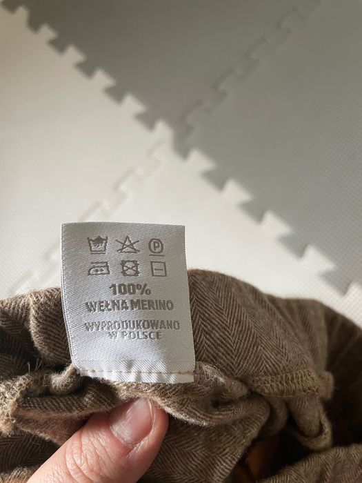 Spodnie spodenki eleganckie merino 98