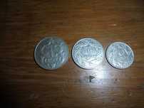 zestaw monet polskich 20 groszy 1923,50 groszy 1923,1 zł 1929r