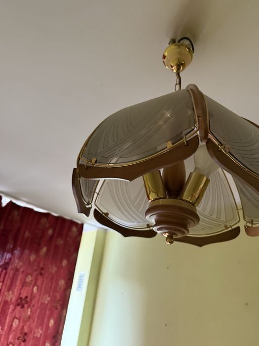 Lampa sufitowa szklana