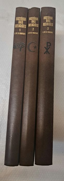 Três Volumes  da obra "História das Religiões "