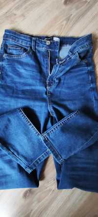Spodnie jeansy Sinsay wysoki stan r.38
