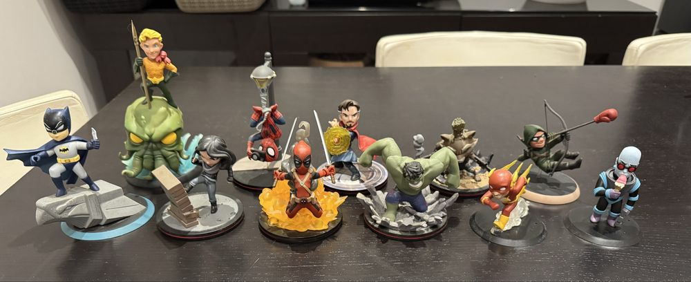 Coleção Figuras Q-Fig (Marvel e DC) – 11 peças