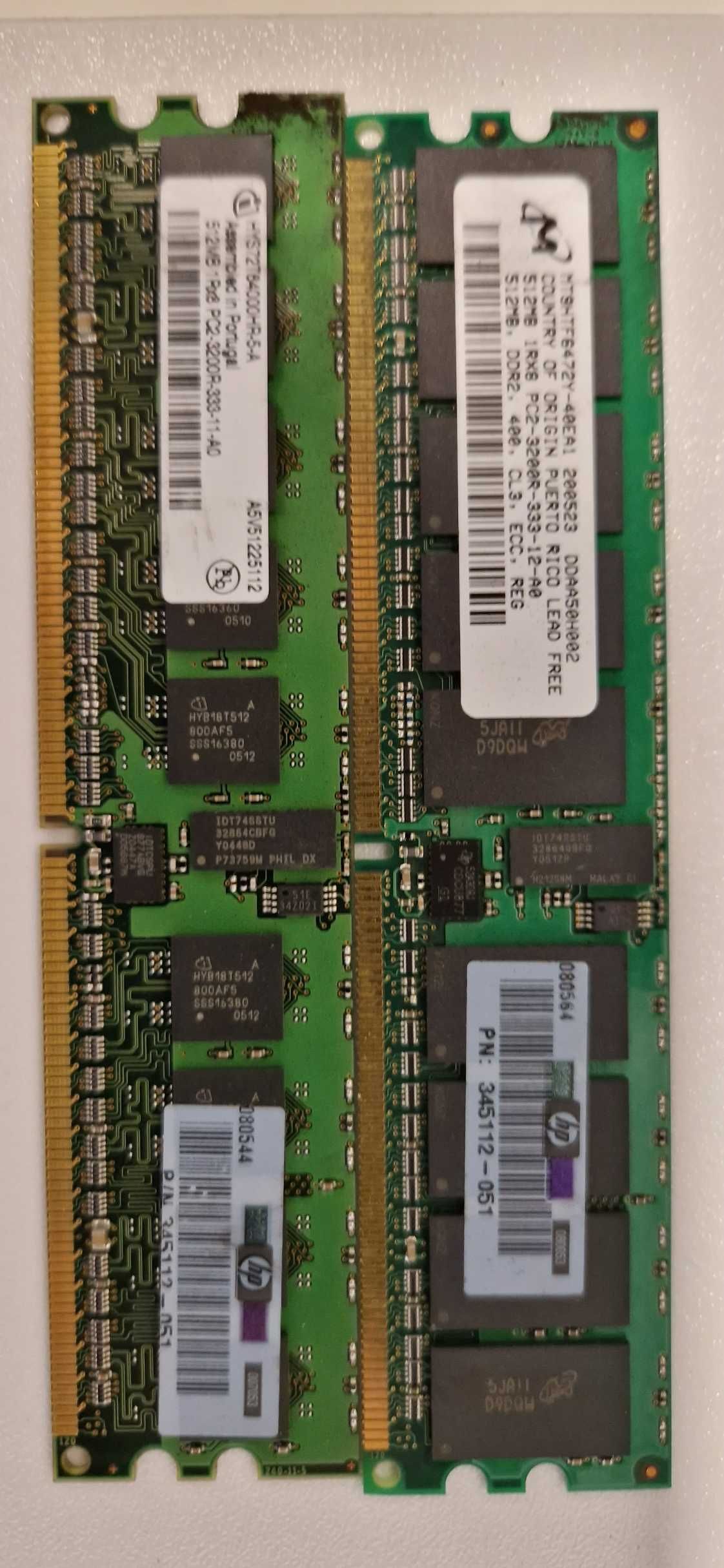 Memórias DDR 2 Várias