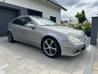 Mercedes-Benz Klasa C Mercedes C-180 coupé kompresor, bezwypadkowy 100%, przebieg 100%
