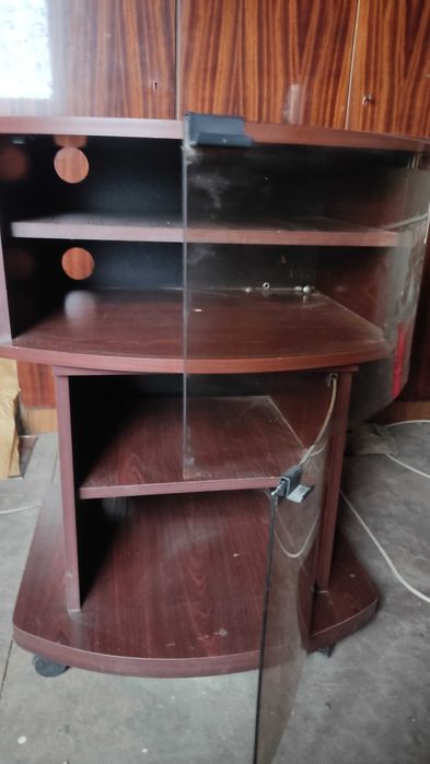 Stolik pod TV, Video, DVD, Retro, 2 członowy. B Dobry!