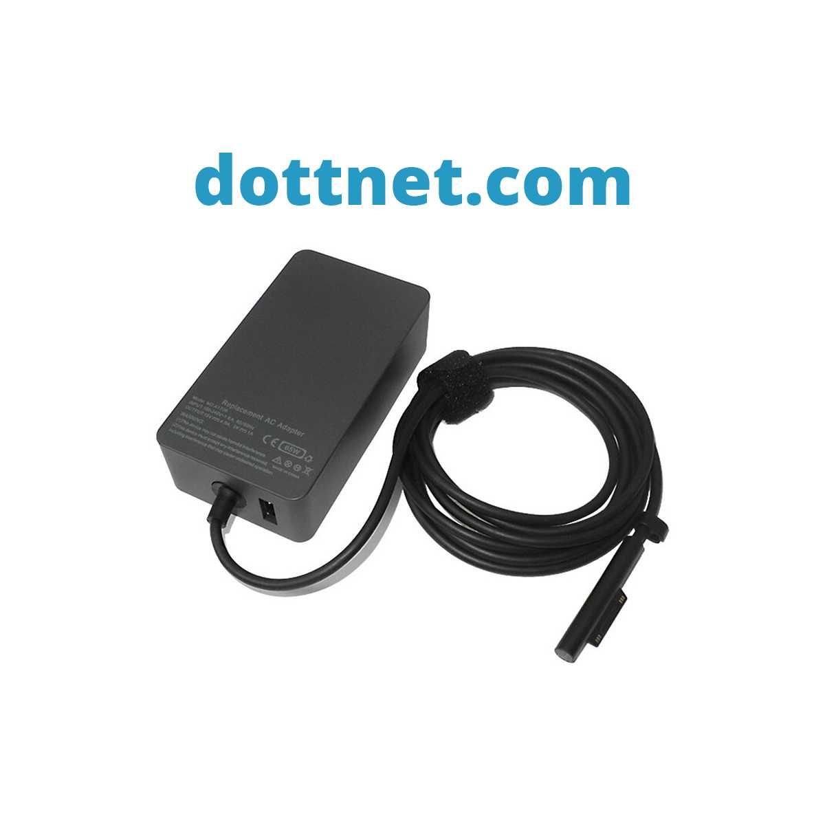 Carregador / transformador para portátil Microsoft Surface 15V 4A 65W