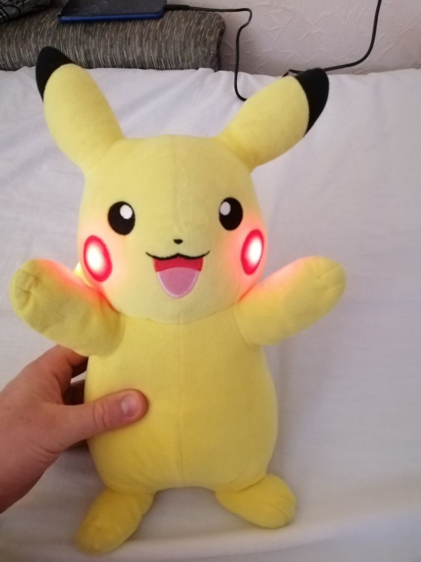Интерактивная игрушка Pokemon Pikachu. Оригинал. 30см. Мягка іграшка.