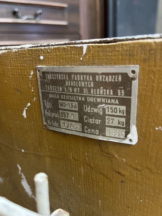 Waga gospodarcza plus odważniki