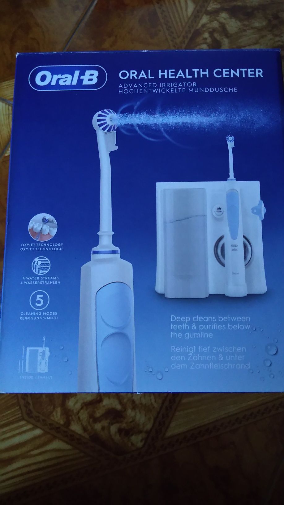 Irrigador Limpeza Dentes, Próteses e Aparelhos