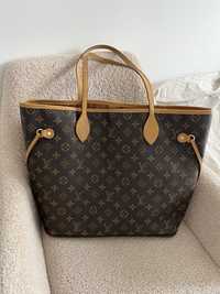 torebka luis vuitton neverfull monogram canvas mm srednia shopperka