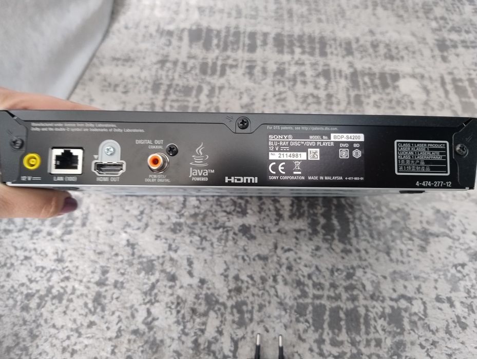 Odtwarzacz Blu-ray Sony BDP-S4200





4.5
4.5 gwiazdek16 opinii
nr ka