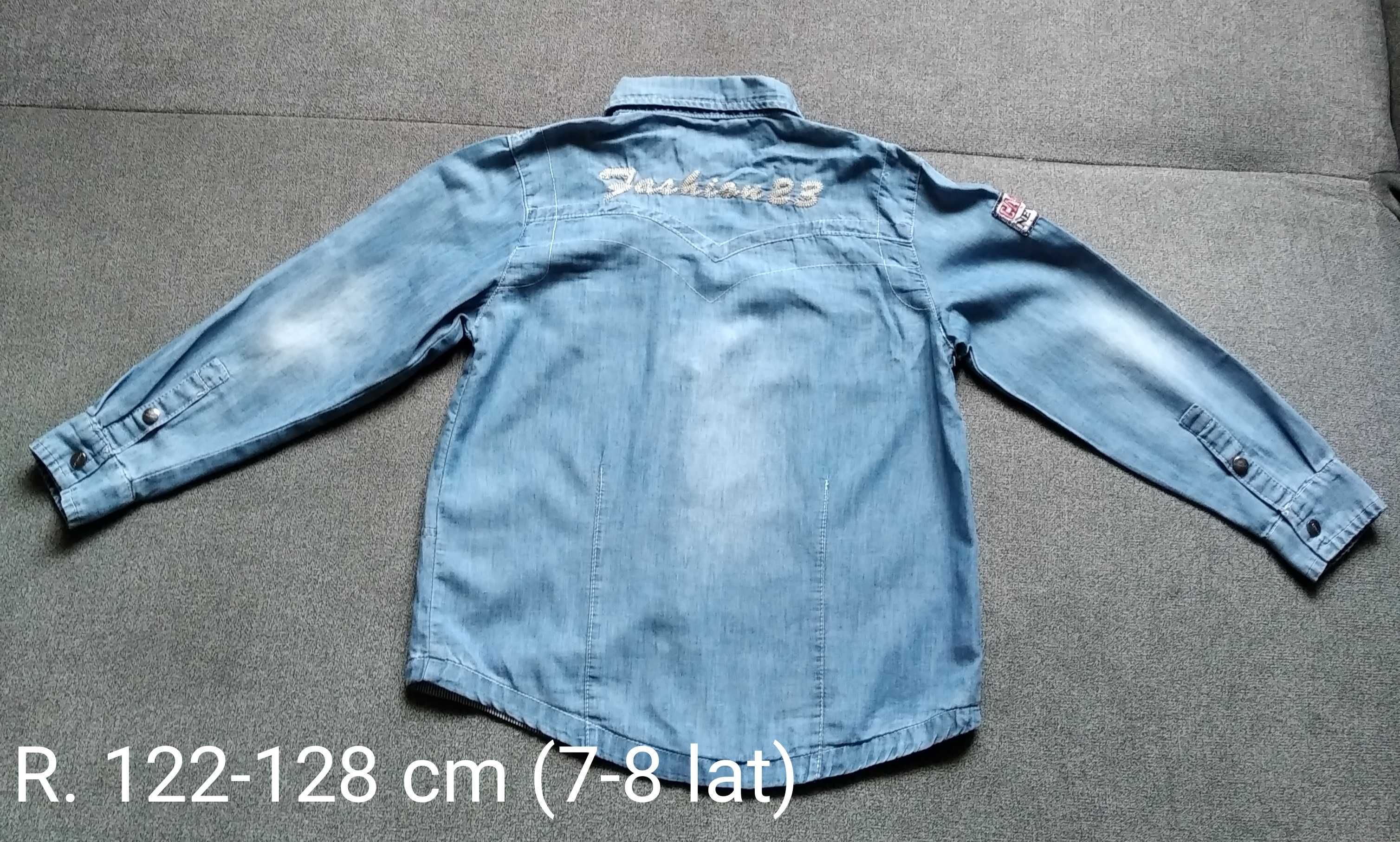 Koszula jeansowa r. 122-128