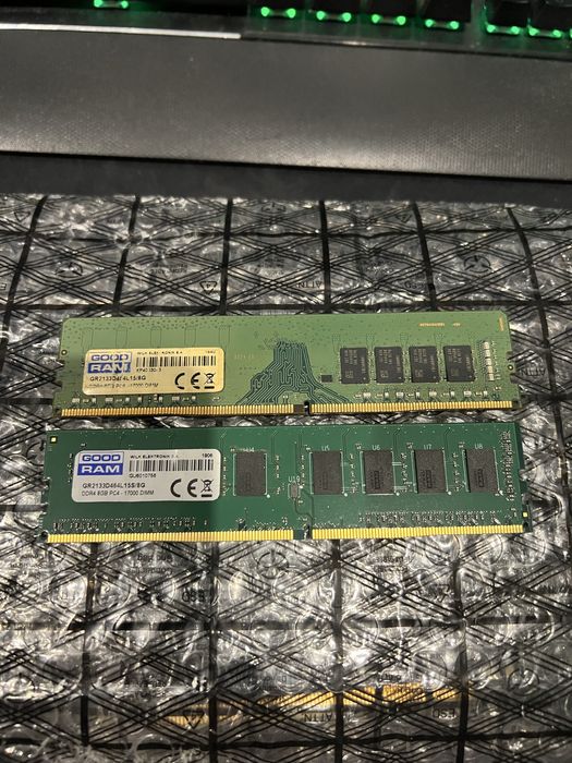 Pamięć ram 16gb ddr4 (8gb x2) 2133mhz CL15