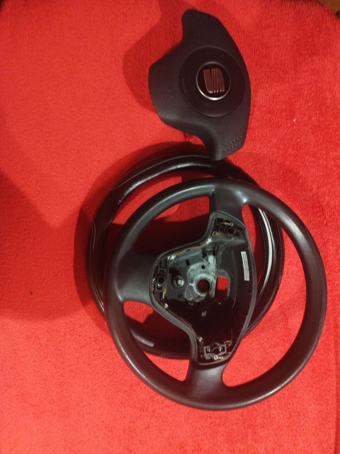 Conjunto ( Volante+ Airbag + capa de volante) para SEAT Ibiza 6l/6j