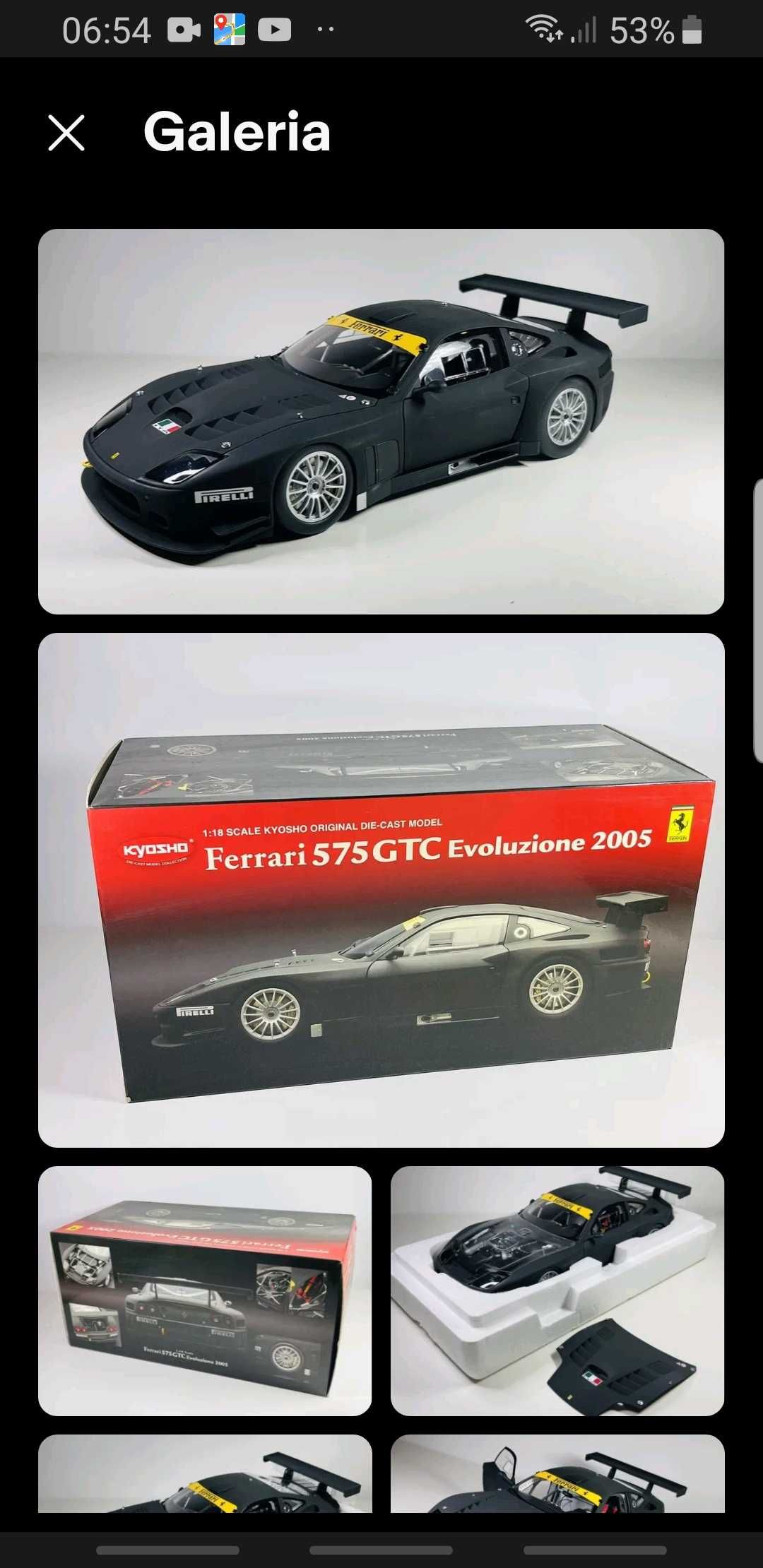 Ferrari 575 GTC 1/18 le mans novo na caixa