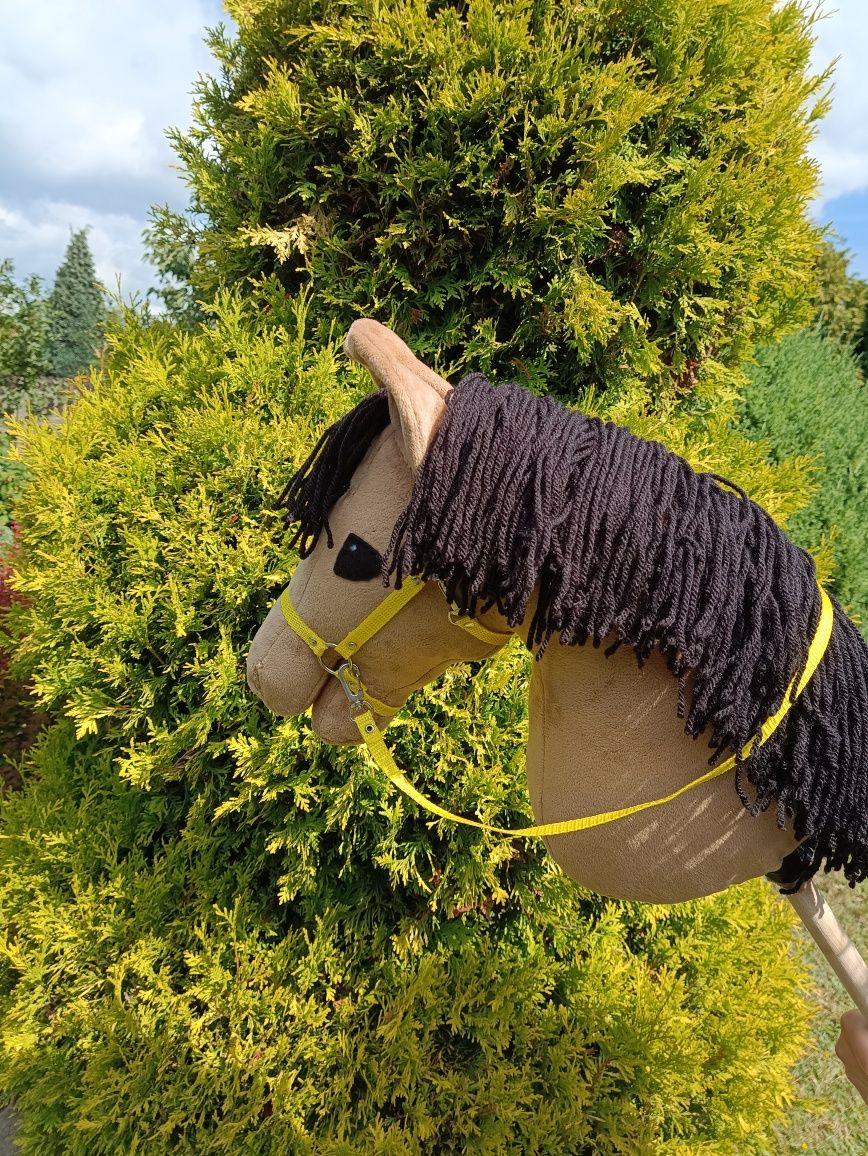 Brązowy konik hobby horse