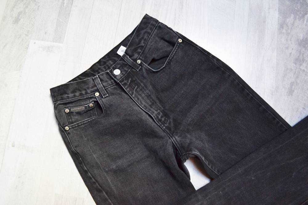 Calvin Klein Jeans Spodnie szare jeansowe męski ck S-M