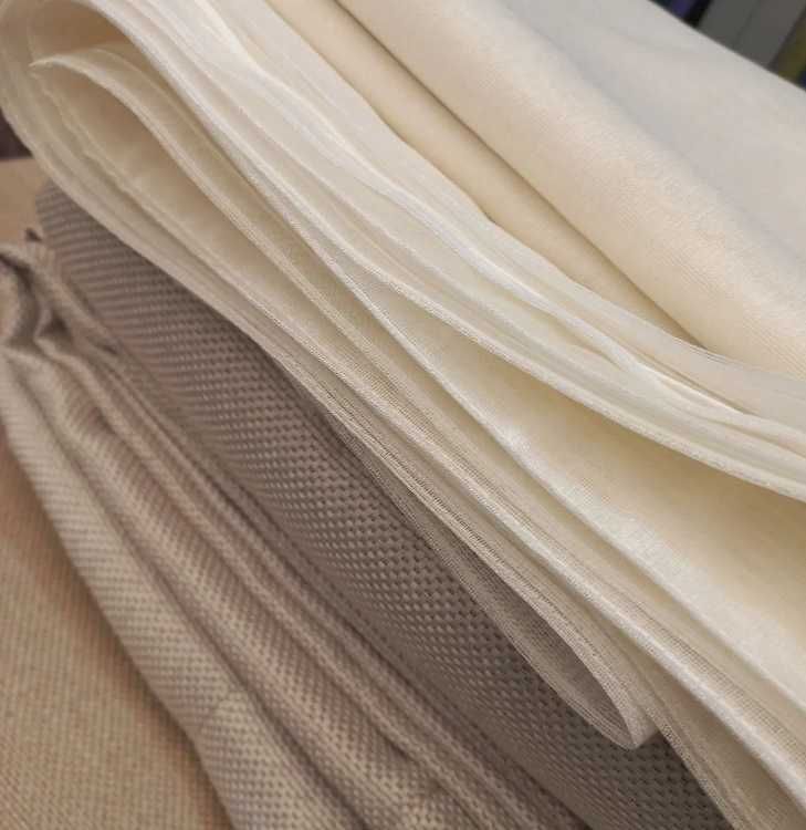 Комплект штор блекаут льон мішковина пошив