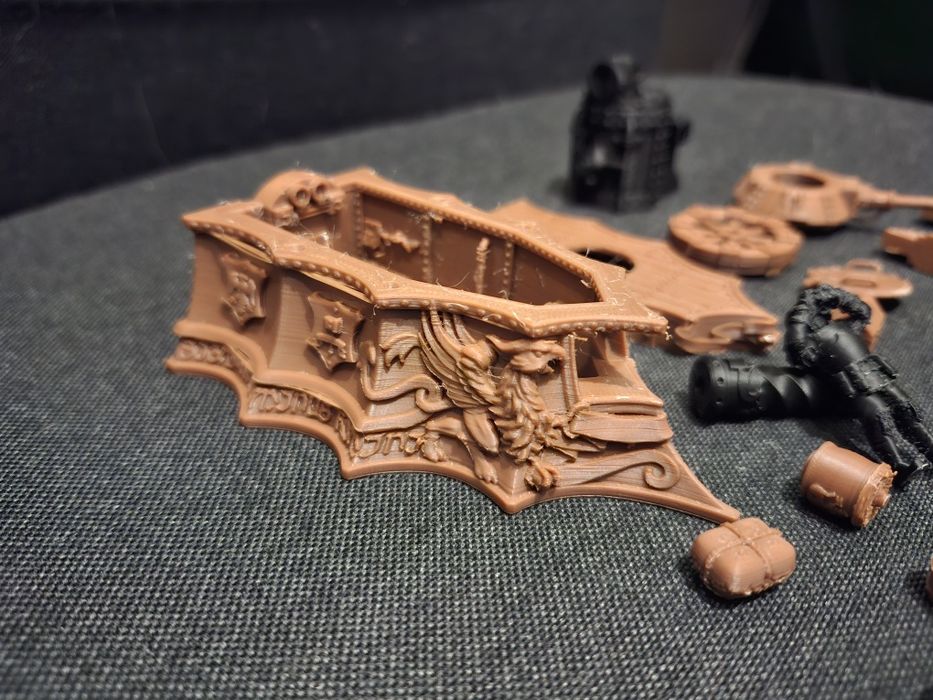 Diorama czołg parowy