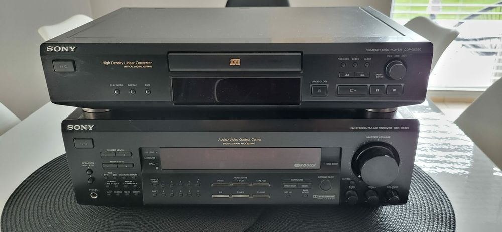 Zestaw SONY amplituner + CD player + pilot