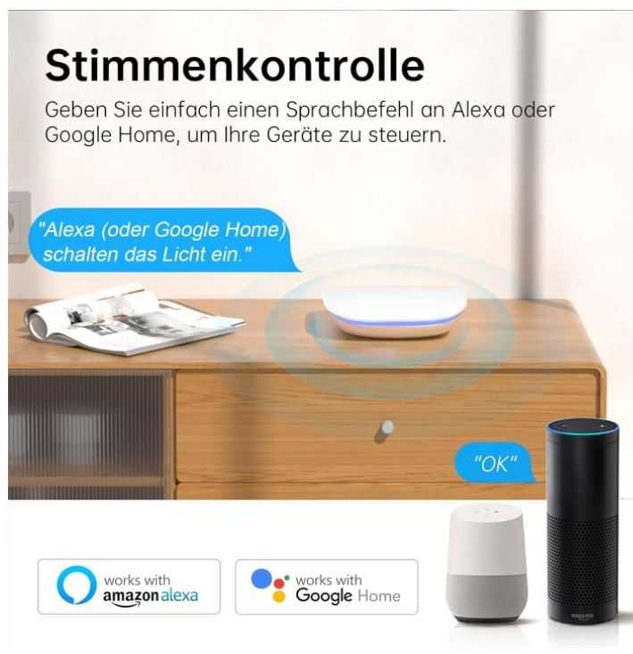 Bramka Zigbee 3.0, Bluetooth 5.0, WiFi MIUCDA