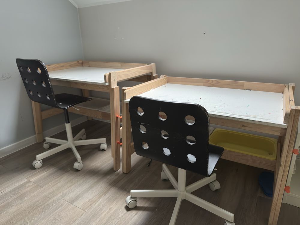 Ikea flisat biurko rosnące z dzieckiem