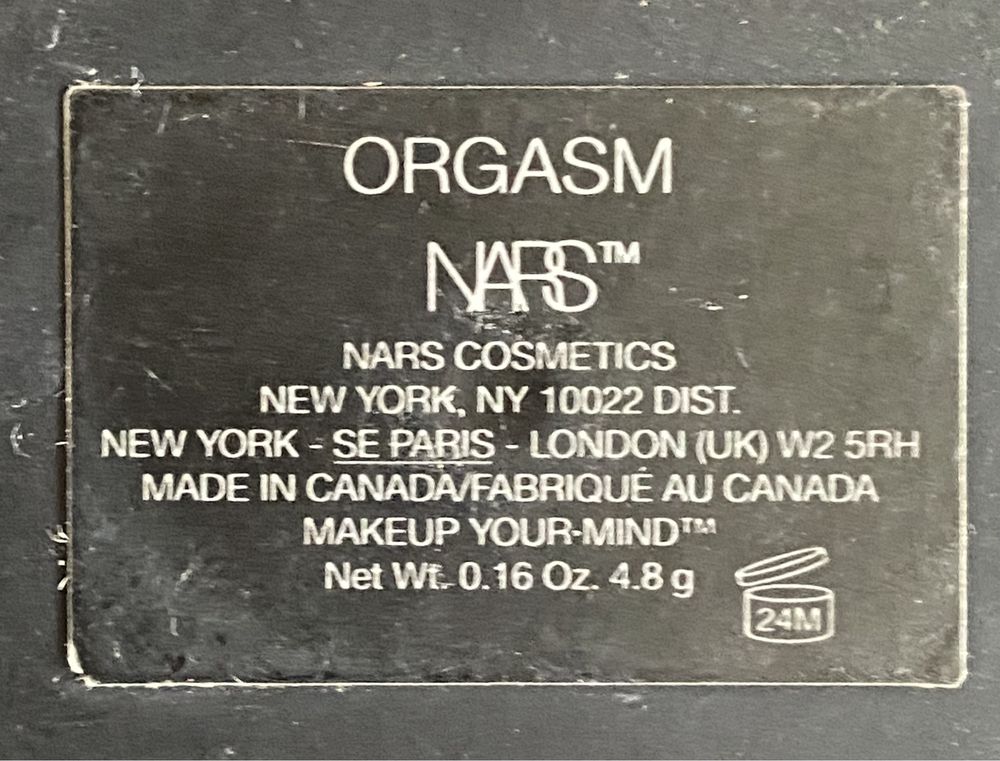 Nars Orgasm румяна оригінал США 4,8гр