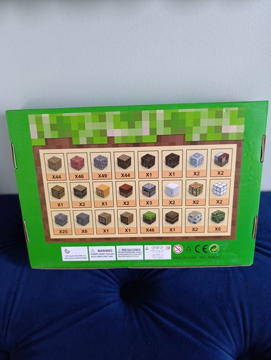 Duży zestaw klocków magnetycznych Minecraft