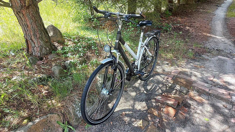 Alu Rower Miejski Damski Rixe La Rochelle Damka Alivio Sr Suntour 28