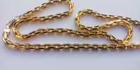 Złoty łańcuszek damski 50 cm,14k,próba 585,Biżuteria pozłacana,pandora