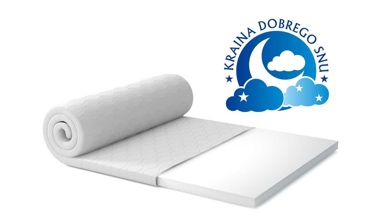 Materac nakładka topper KDS PIANKA 140x200 cm - grubość 3 cm