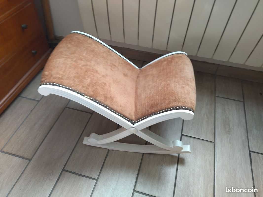 Poltrona de relaxamento de pernas/pés vintage por estofar