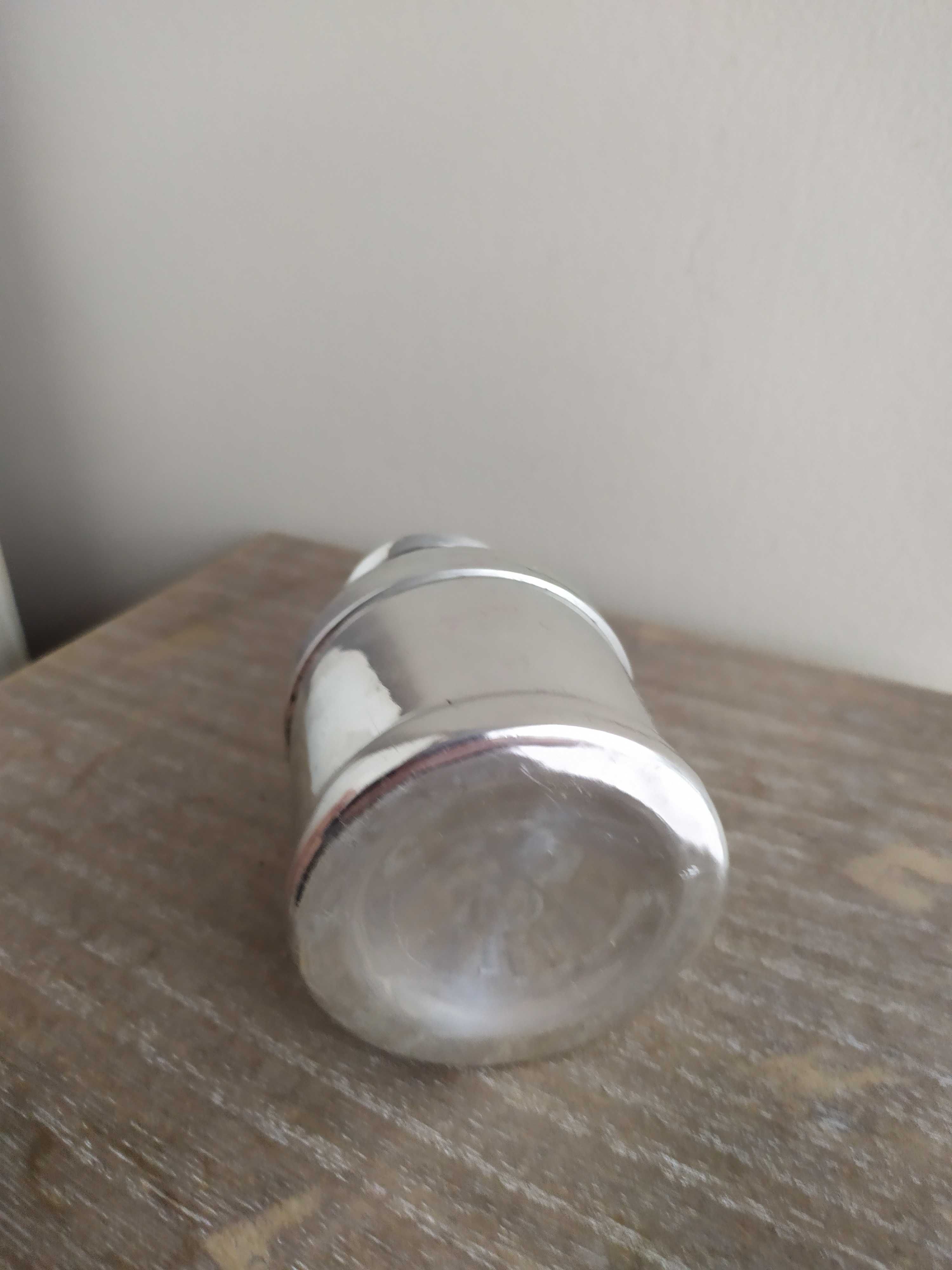 Kanka na mleko miniatura platerowane srebro Stylowe starocia