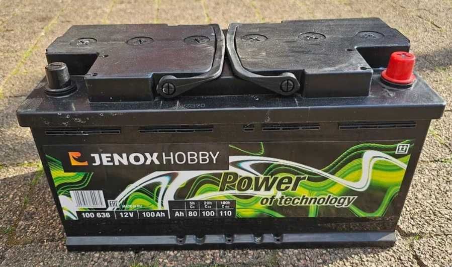 akumulator Jenox Hobby 12V 100AH awaryjne zasilanie pieca