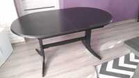 Stół drewniany czarny rozkładany 150x90cm