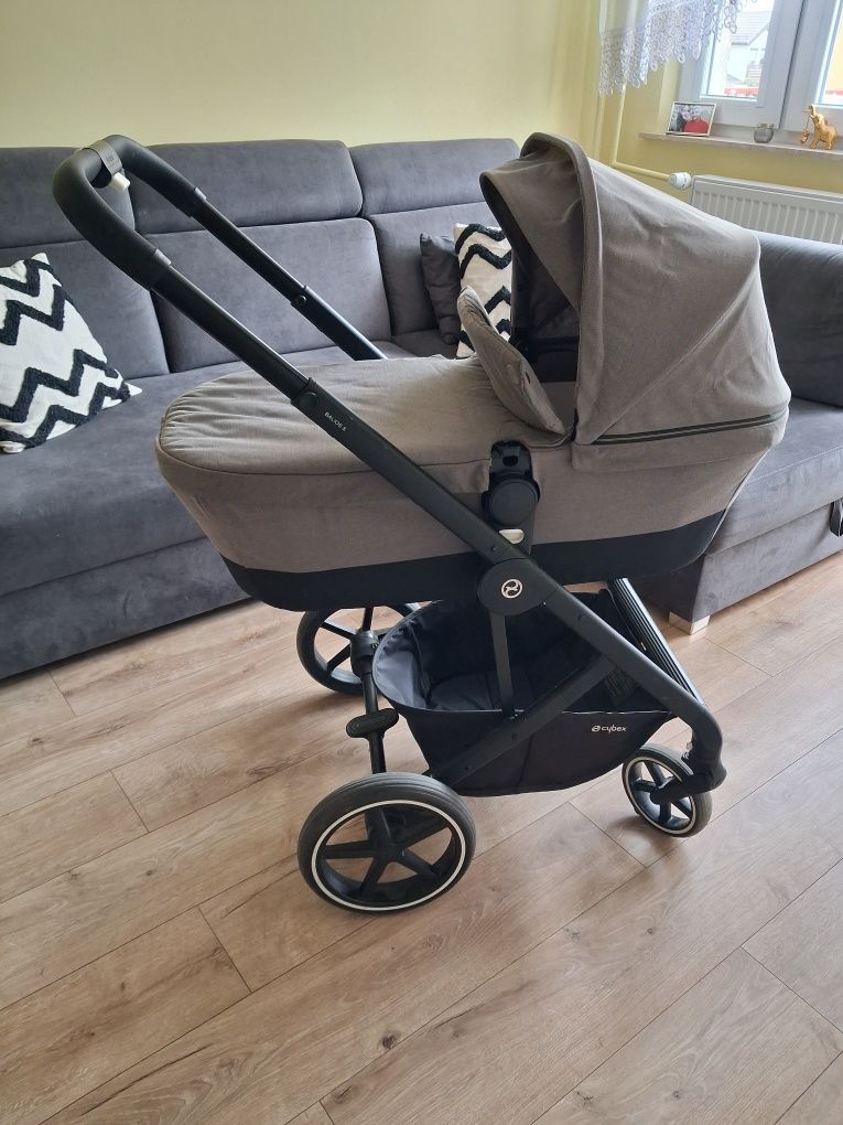 Wózek 2 w 1 Cybex Balios S + nosidełko Aton 3 w 1