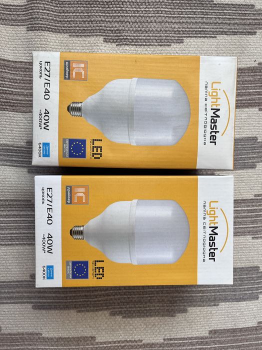 Лампа світлодіодна LightMaster e27/e40