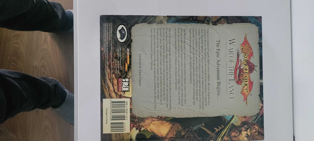 Vendo livro DnD campanha Dragonlance