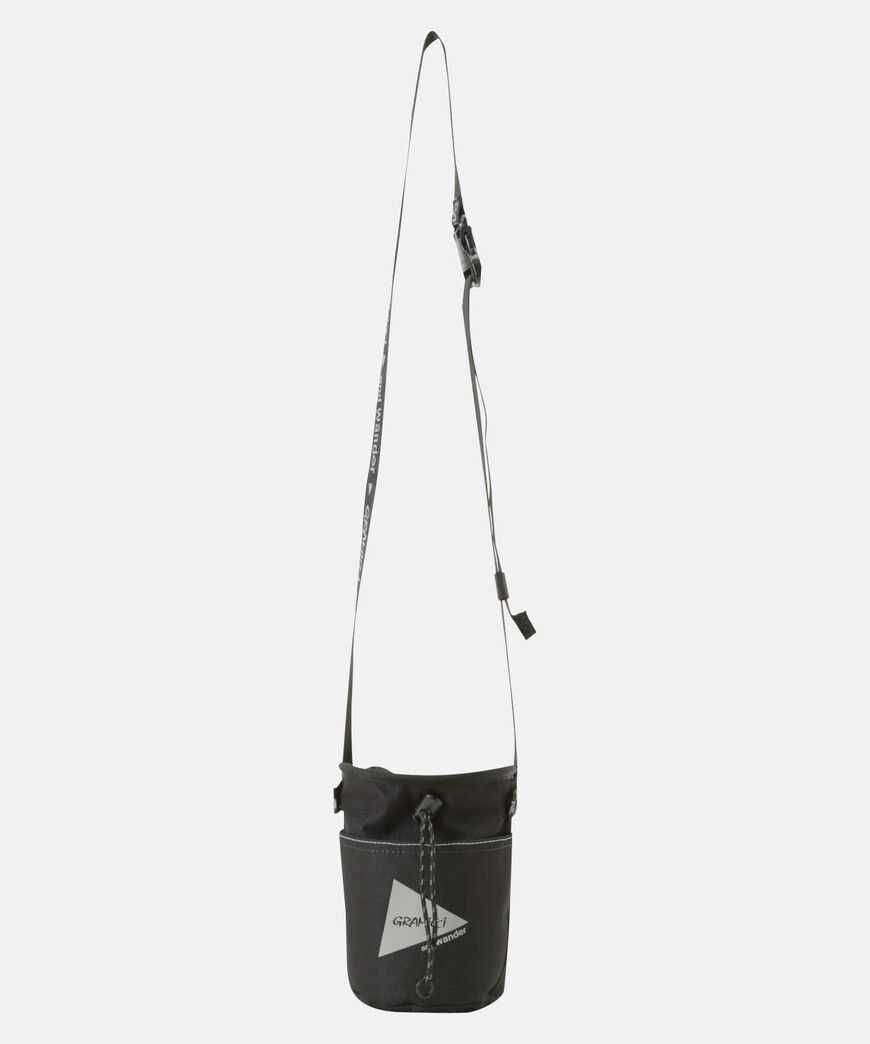 Сумка And Wander x Gramicci Multi Patchwork Chalk Pouch Black