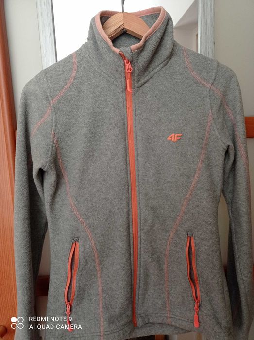 4 F Softshell dziewczęcy + Polar ze stójką regular dziewczęcy