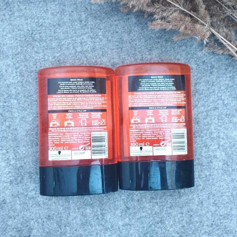 Nowy mocny żel do włosów Taft Maxx Power Maxx Hold Schwarzkopf