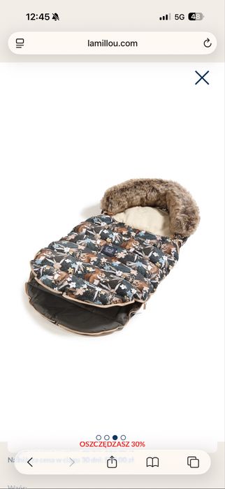 Śpiworek la millou uni aspen pretty barbara do wózka spacerowki sanki