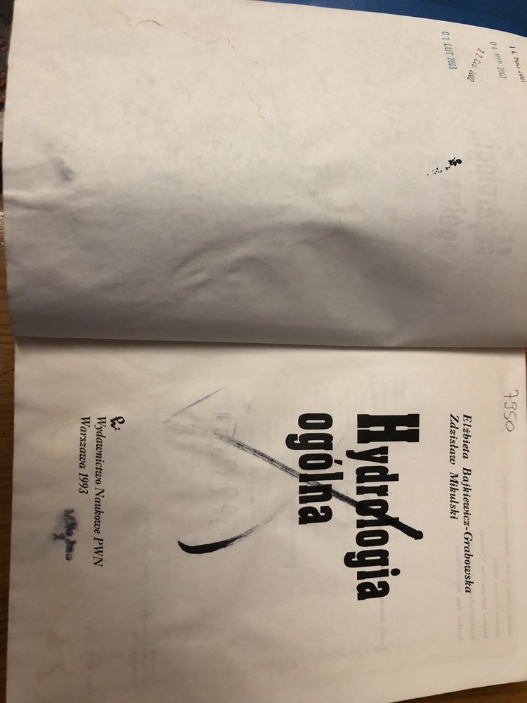 Hydrologia ogólna - E.Bajkiewicz-Grabowska, Z.Mikulski