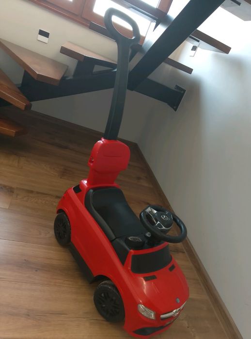 Jeździk 3 w 1 pchacz autko odpychacz Mercedes