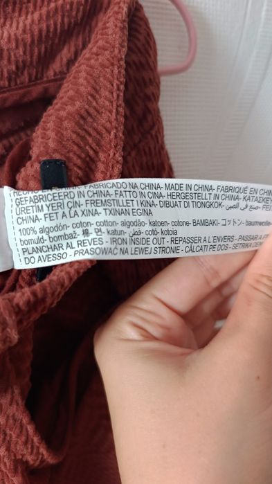 Massimo Dutti коричневі вельветові штани