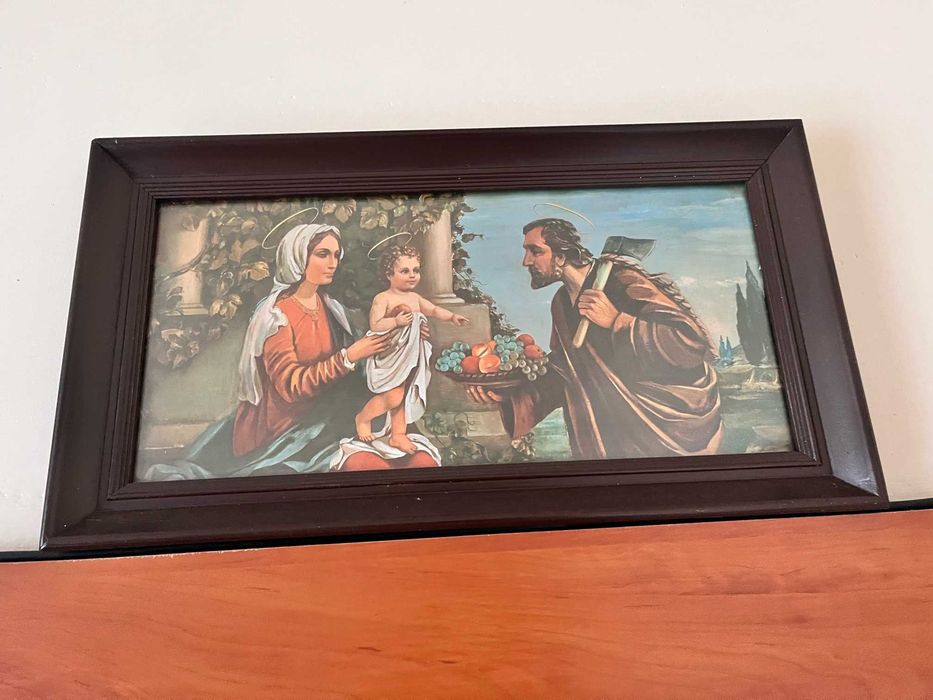 Obraz Świętej rodziny, Matka Boska, Józef, Jezus