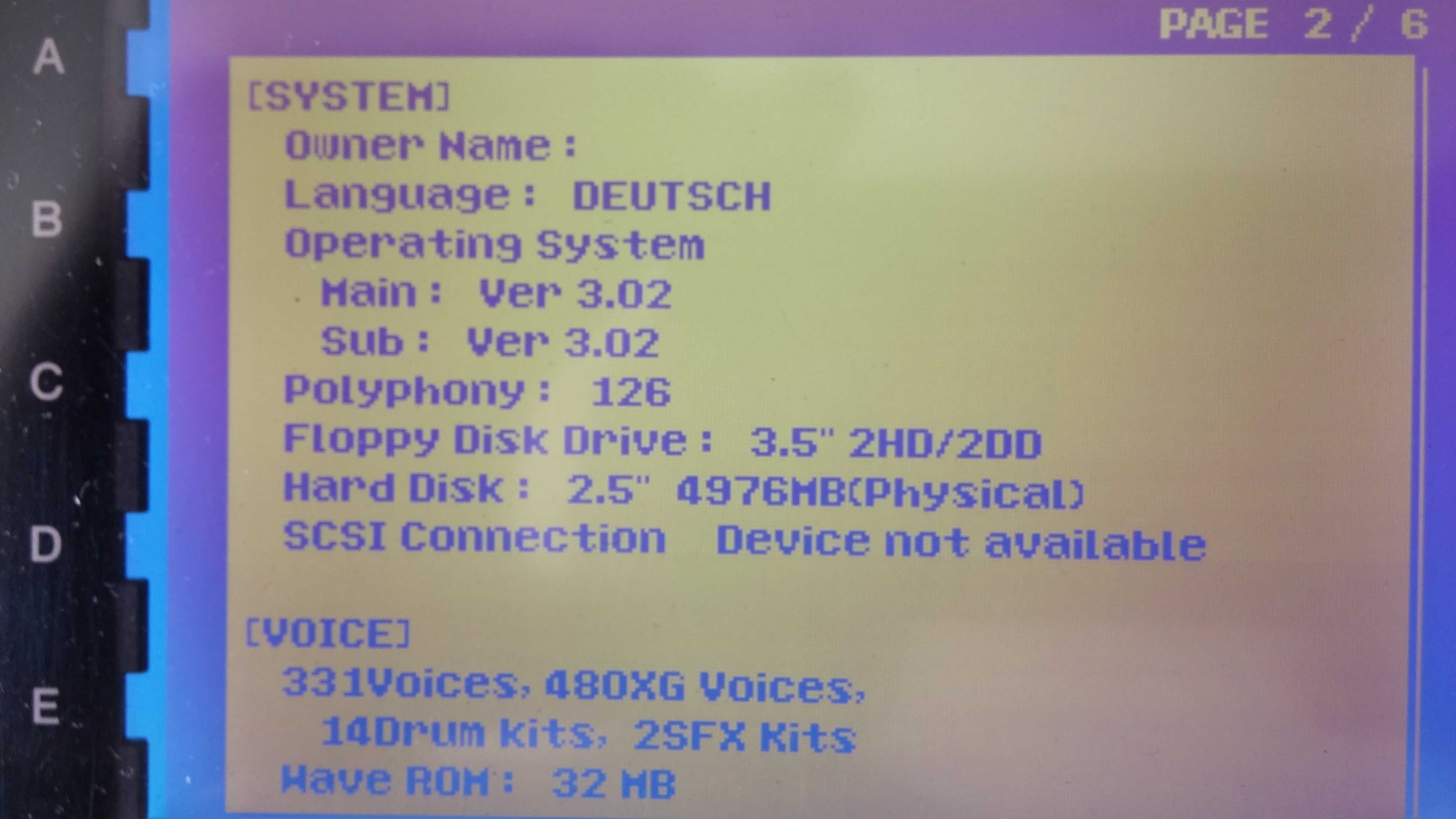 Keyboard Yamaha PSR 9000