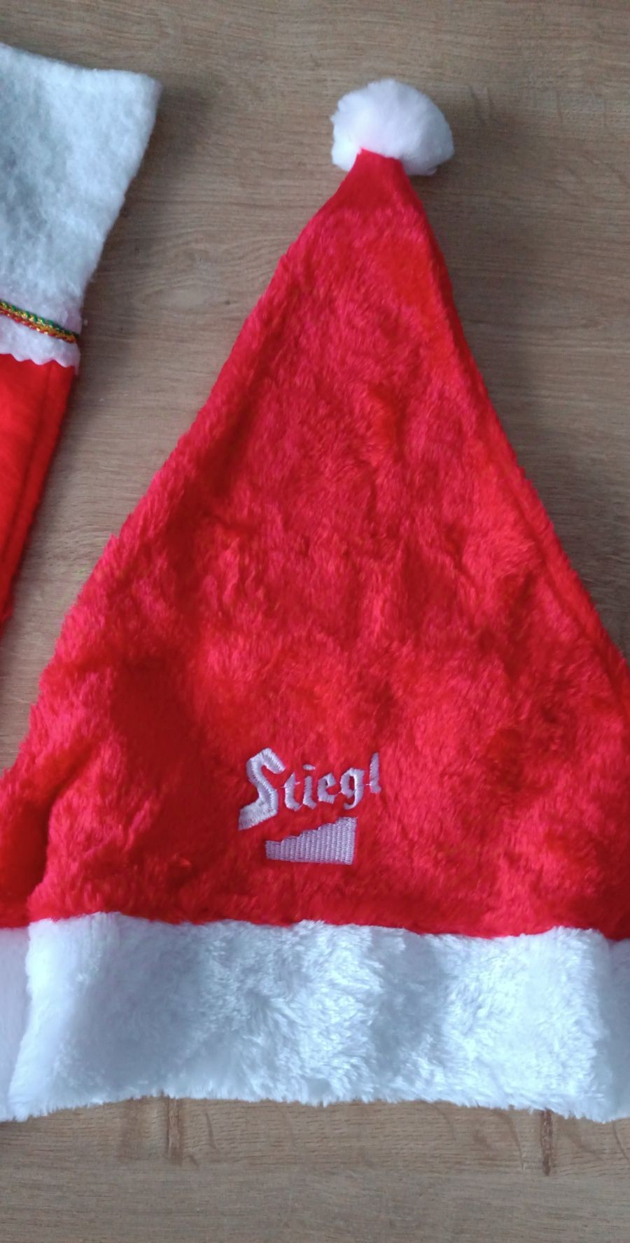 czapka Mikołaja i skarpeta