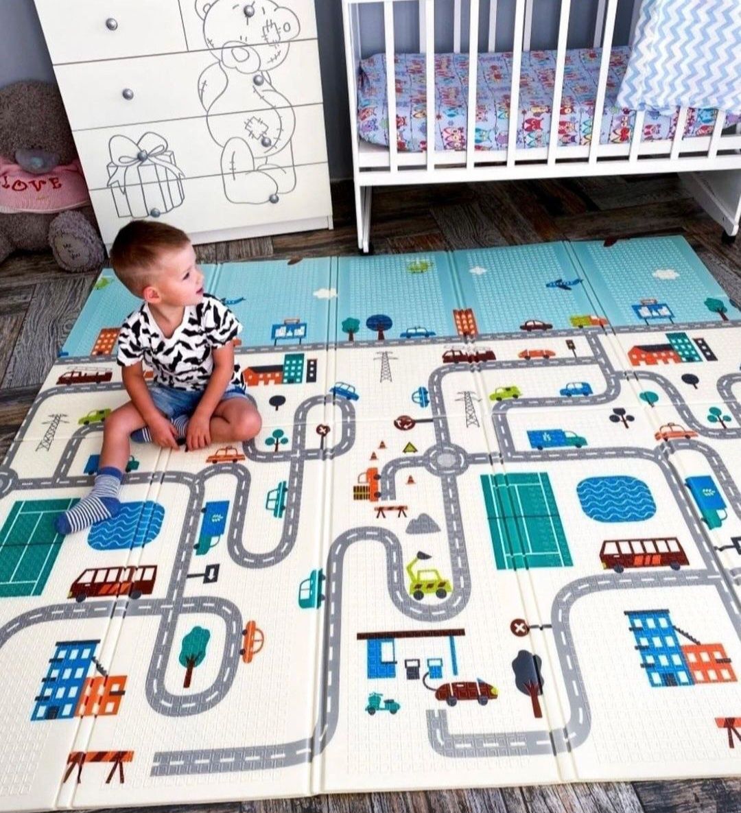 Коврик детский килимок термо дитячий ігровий розвиваючий игровой мат